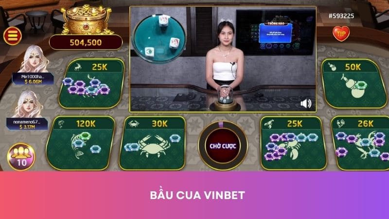 Bầu Cua Vinbet: Game chơi hấp dẫn, đãng trải nghiệm