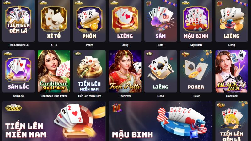 Game bài Vinbet với hơn 50+ tựa game đình đám